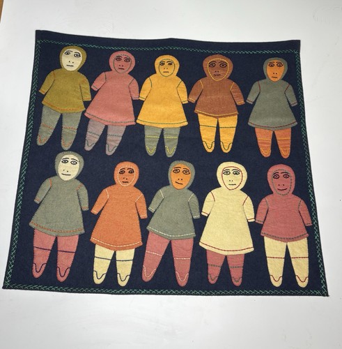 Vintage wool inuit felt - vintage,
