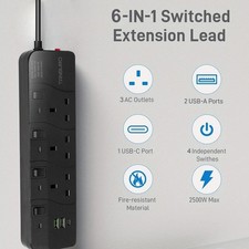 Surge Protected Extension Lead