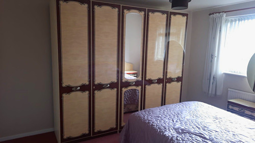 4pc beige brown light wood - 4pc, beige/brown