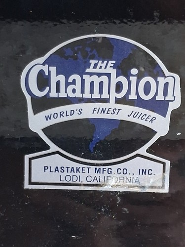 Champion juicer rare black - champion,