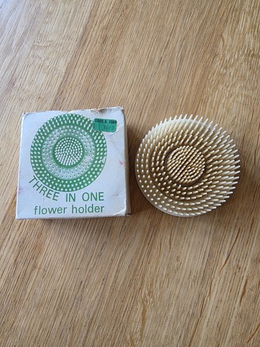 Vintage acetal flower frog - vintage,