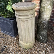 Chimney Pot Victorian Garden Planter Ivory Colour Ceramic Pot