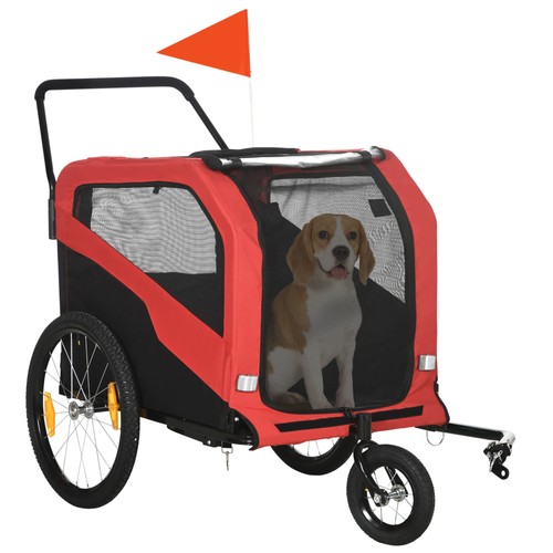 Pawhut dog bike trailer - in, 1