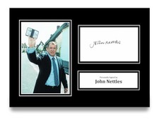 John Nettles Hand Signed A4