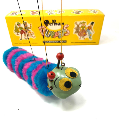 Pelham puppet caterpillar pink - puppet,