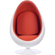 Retro Egg Pod Chair (Orange)
