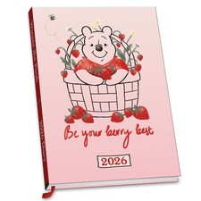 2026 Diary Disney Winnie the Pooh Berry Week to View A5 Diary Official Product