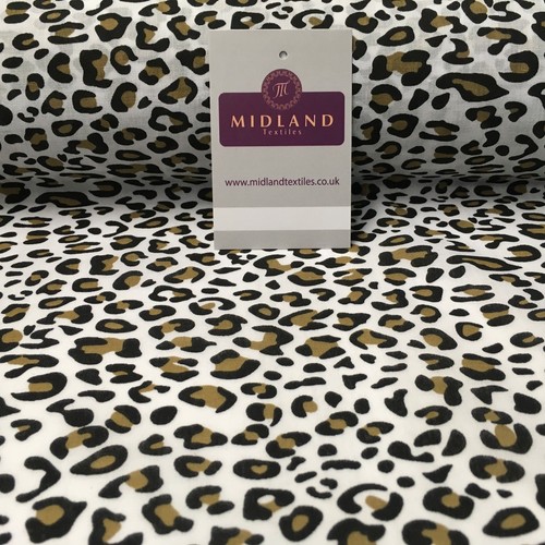 Animal printed poly - animal, cotton