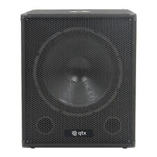 QTX QT15SA Active Subwoofer Powered Bass Bin 15" 600W