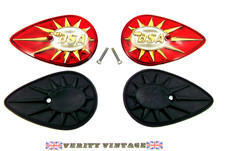 BSA A7 A10 A50 A65 B40 BANTAM D7 C15 PETROL TANK BADGES KIT 40-8014 40-8015