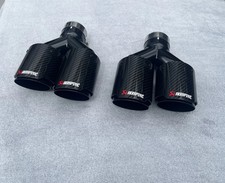2x Akrapovic Dual Exhaust Tip