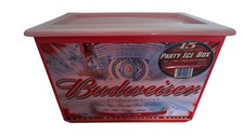 Vintage Budweiser Cool Box Party Box Cooler Fridge Man Cave