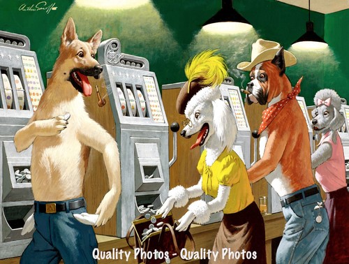 Dogs playing slot - dogs,
