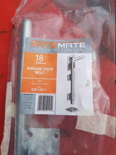 Garage drop bolt - bolt, door
