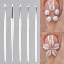 5Pcs Silicone Nail Art Brushes