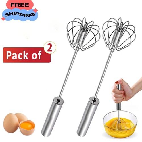 Hand push rotary egg beater - rotary,