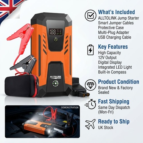 3000a portable jump starter - 3000a,