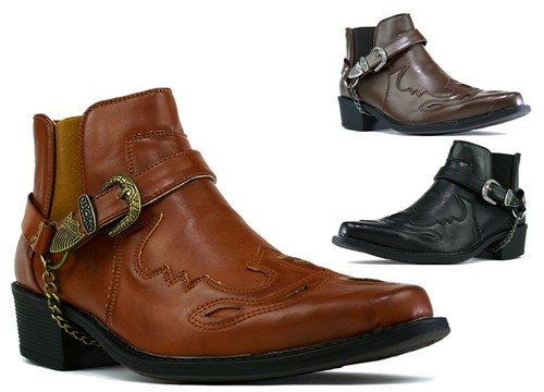 Mens cowboy boots black - mens,