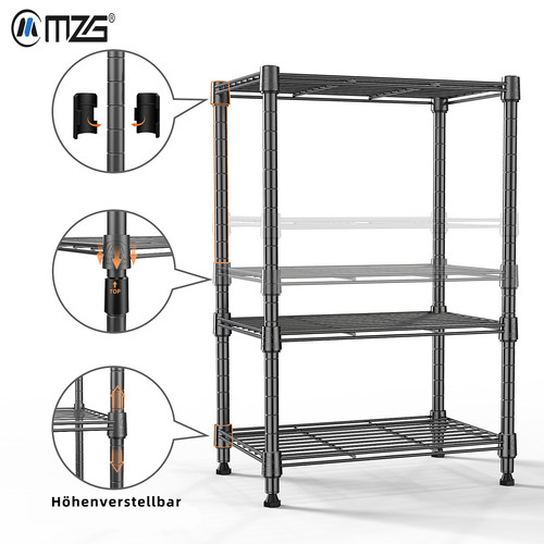 Mzg tier shelf metal storage - shelf,