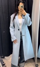 ZARA FITTED WOOL BLEND COAT ZW