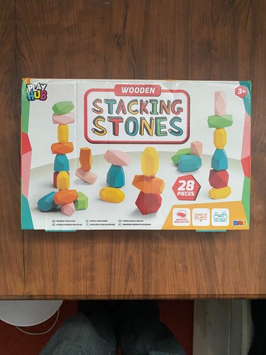Wooden stacking stone - wooden,