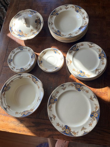 Vintage earthenware china - earthenware,