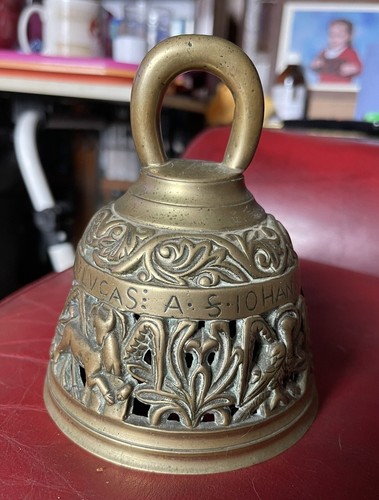 Antique brass sanctuary bell - brass,