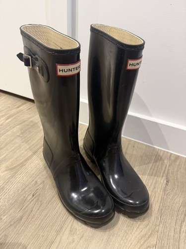 Black hunter wellies size 5 - size,