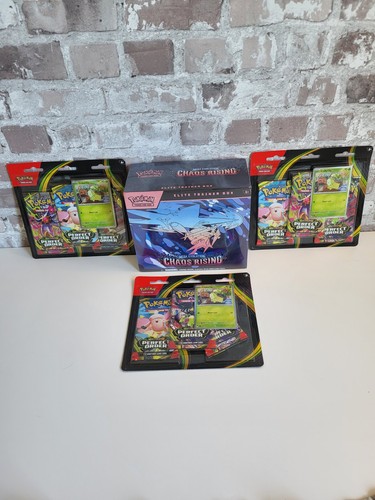 Pokemon chaos rising etb x3 - etb,