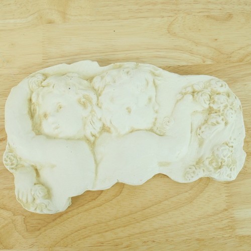 Vintage cherub wall - vintage, plaque