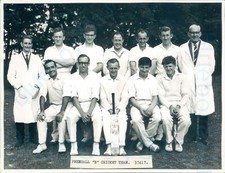 1965 Preesall B team Fylde Amateur Cricket League Original Press photo 8x6.5"