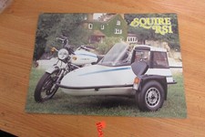 SQUIRE RS1 SIDECAR SALES BROCHURE SPECS SHEETMOTO GUZZI