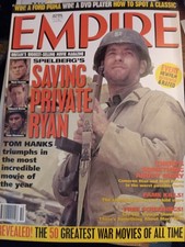 Empire Magazine No.112 October 1998.Tom Hanks Film Review Saving Private Ryan