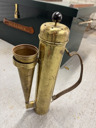 Brass antique pump - brass,