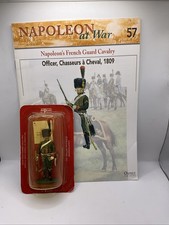 Del Prado Napoleon At War Lead Soldier - Officer Chasseurs a Cheval 1809 New