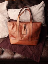 Authentic Mulberry Oak Kenya Leather Tote Bag with dust bag.