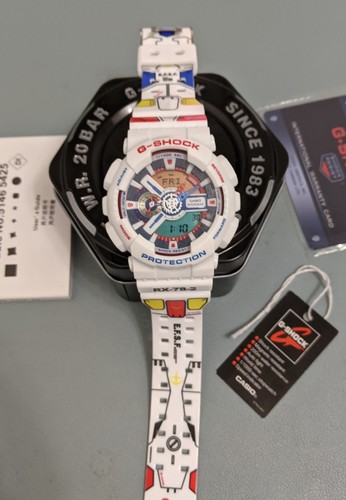 Casio shock gundam - casio, rx-78-2