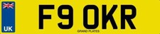 FOCKER PRIVATE NUMBER PLATE F9 OKR CHERISHED REG FECKR FIICKER RUDE CAR REG