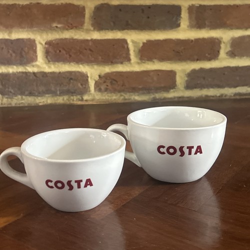 Costa coffee large mugs - coffee, x2