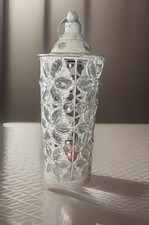 Antique White Metal Floral