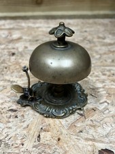 Antique  Counter Top Bell Decorate Hotel service Reception / Shop Desk Brass .