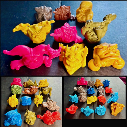 Multicolour plastic vintage - plastic,