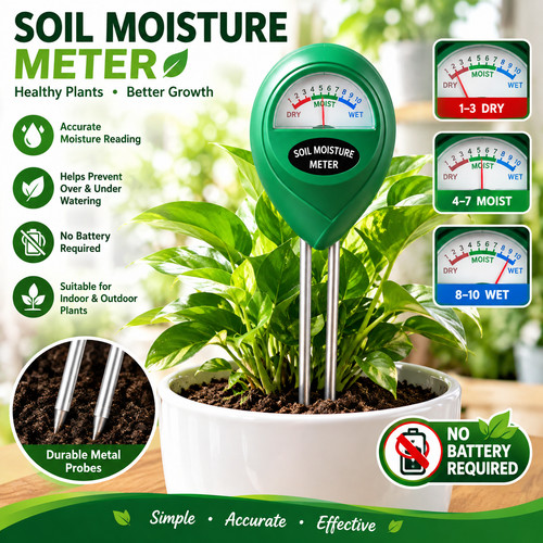 Soil moisture meter watering - soil,