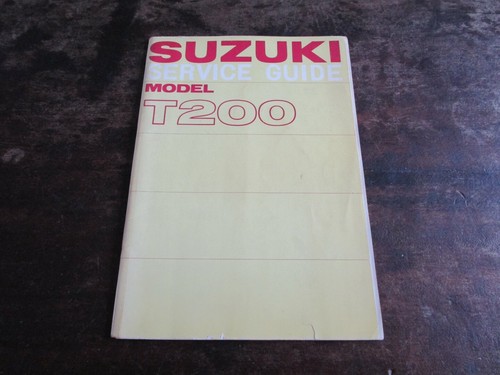 Suzuki t200 1967 oem service - oem,