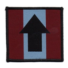 Pathfinder Platoon DZ Flash Hook (Sticky) Backed - TRF Badge ( Parachute