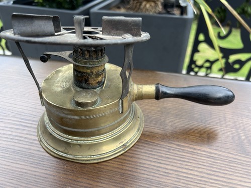 Antique french brass oil - french,