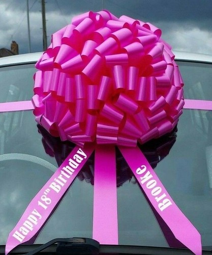 Big car bow - car, bow,