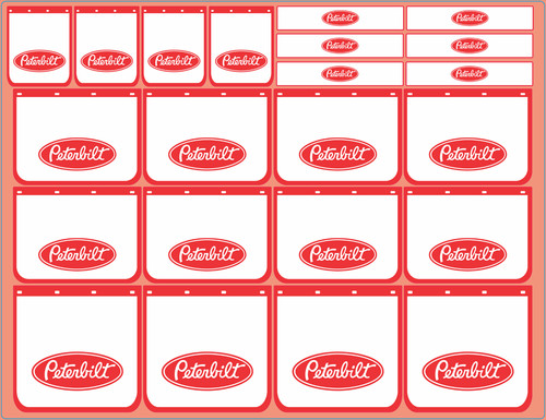 Mudflap decals peterbilt - decals,