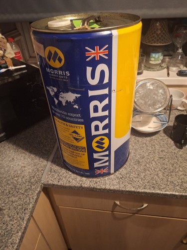 Morris lubricants oil drum - morris,