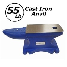 Large Blacksmiths Anvil 55Lb (25kg) Cast Iron Metal Working Anvil Heavy Duty